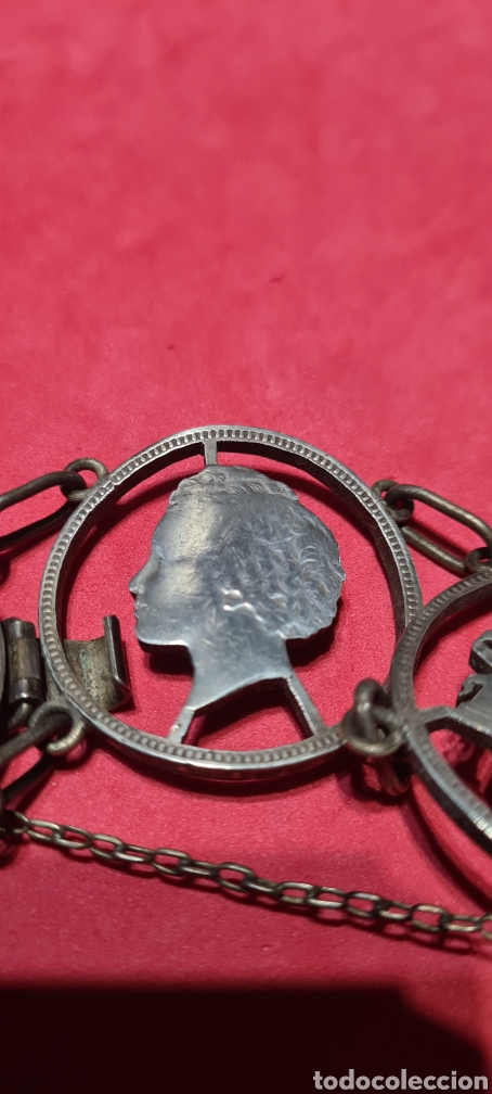 Joyeria: Preciosa y elegante Pulsera de Monedas caladas de Plata . - Foto 3