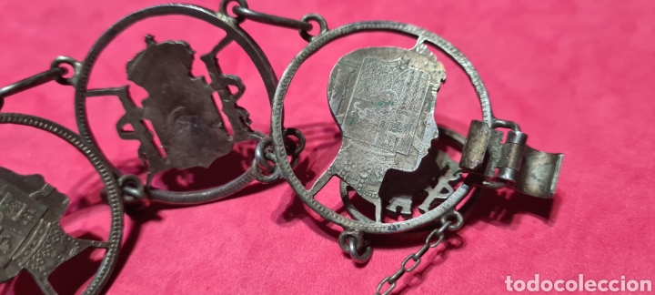 Joyeria: Preciosa y elegante Pulsera de Monedas caladas de Plata . - Foto 8