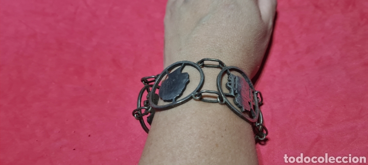 Joyeria: Preciosa y elegante Pulsera de Monedas caladas de Plata . - Foto 9