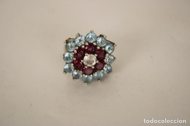 Joyeria: anillo plata con marquesitas de color - Foto 3