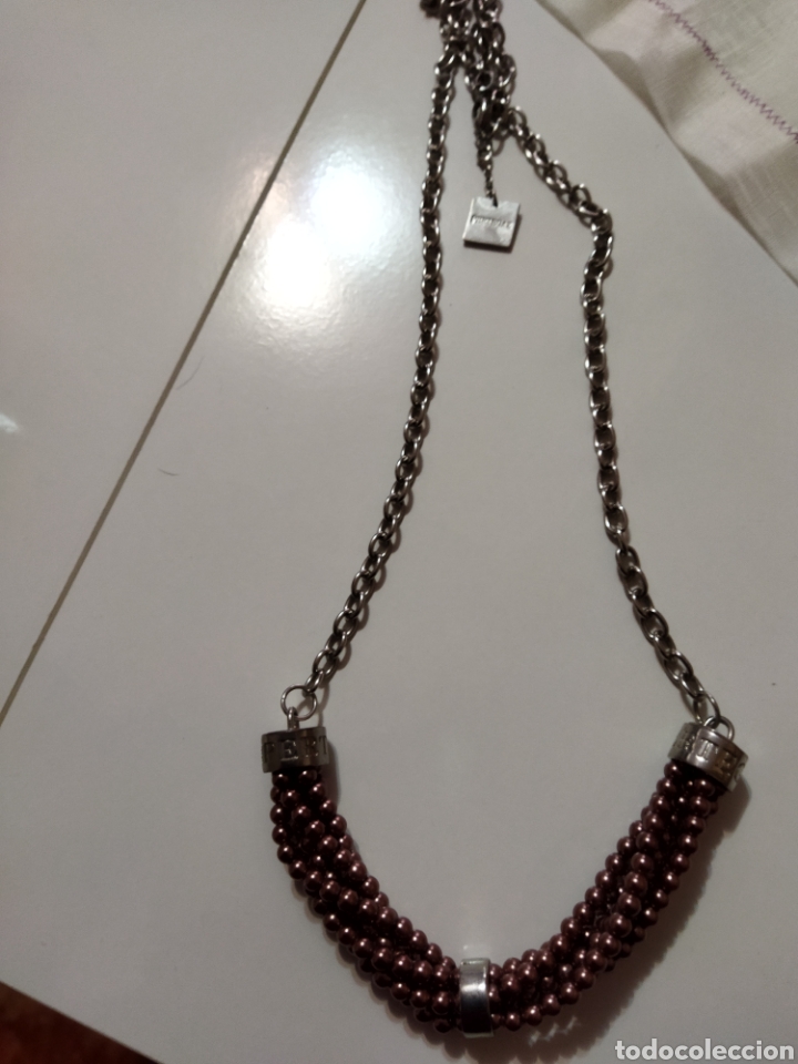 Joyeria: Collar pertegaz con perlitas rosas - Foto 2