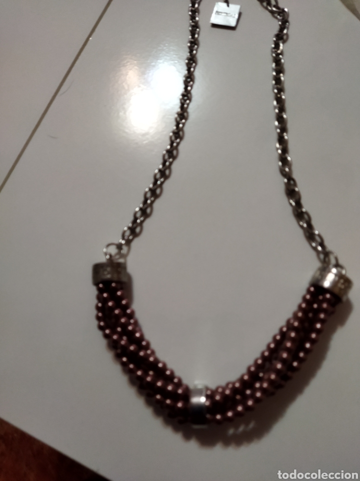 Joyeria: Collar pertegaz con perlitas rosas - Foto 3