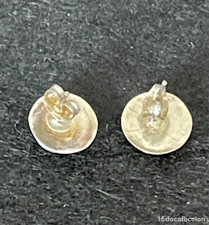 Joyeria: Bonitos pendientes en plata de ley y turquesas. - Foto 2