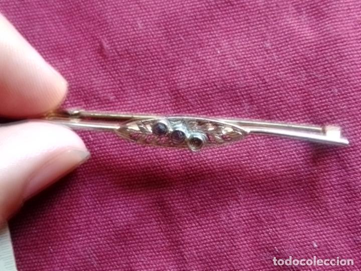 Joyeria: Broche antiguo. Cristales - Foto 1