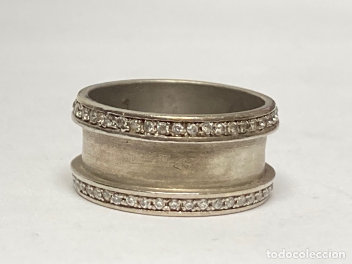 Joyeria: Sortija de plata y circonitas/S14 - Foto 2