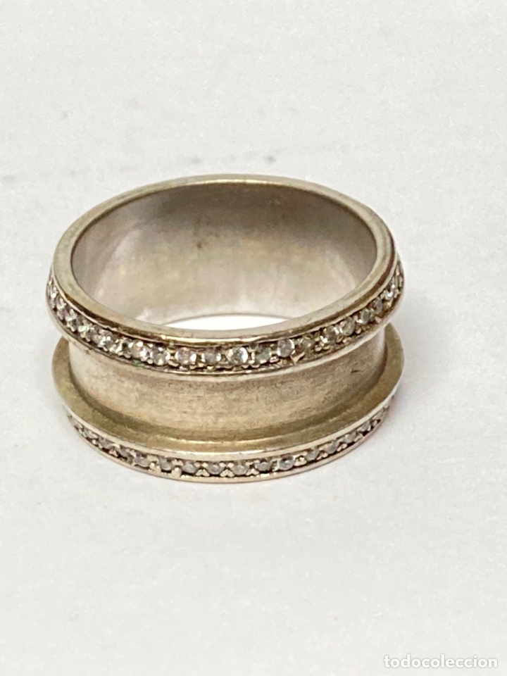Joyeria: Sortija de plata y circonitas/S14 - Foto 1