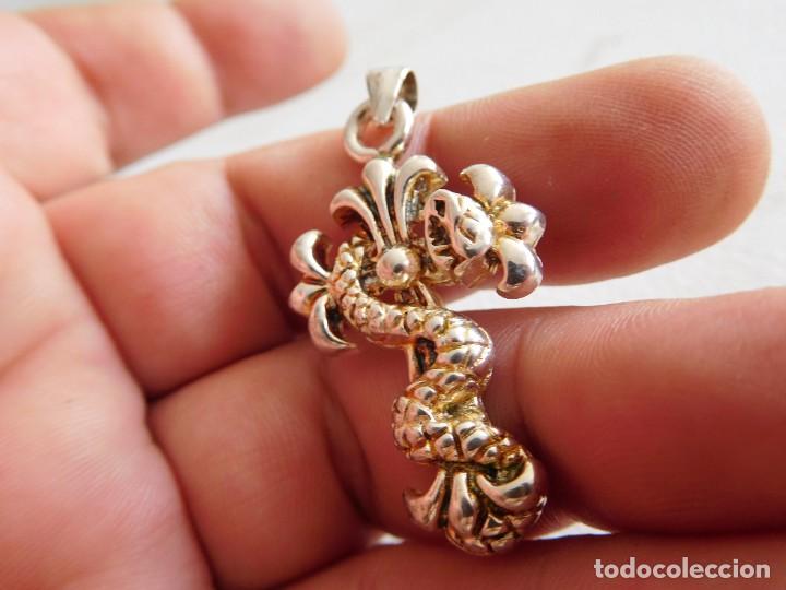 Joyeria: Cruz de plata con serpiente vintage - Foto 3