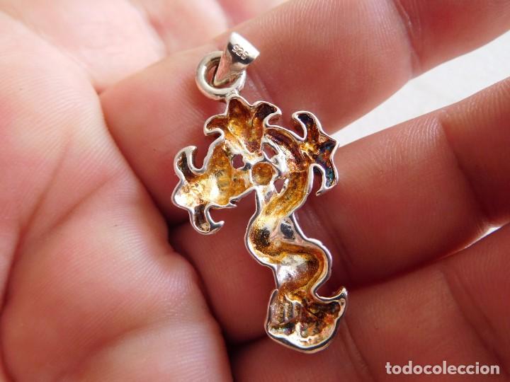 Joyeria: Cruz de plata con serpiente vintage - Foto 4
