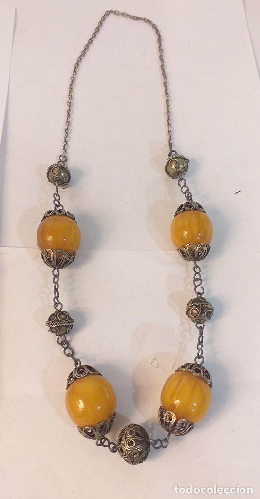 Joyeria: Collar de Plata y Ambar - Foto 1