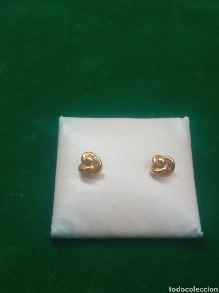 Joyeria: Pendiente de oro, cierre de rosca V - Foto 2