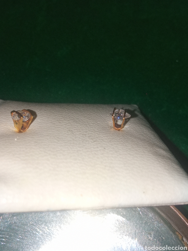 Joyeria: Pendiente de oro y circonita V - Foto 3