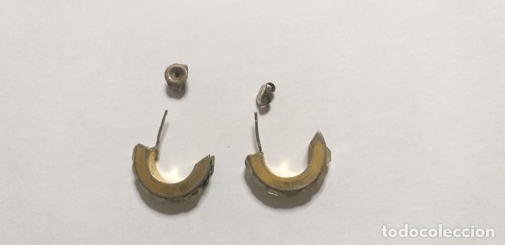 Joyeria: Pendientes medio aro con piedras. - Foto 9