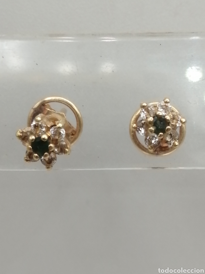 Joyeria: Pendientes oro 18 quilates y pedrer&iacute;a - Foto 4