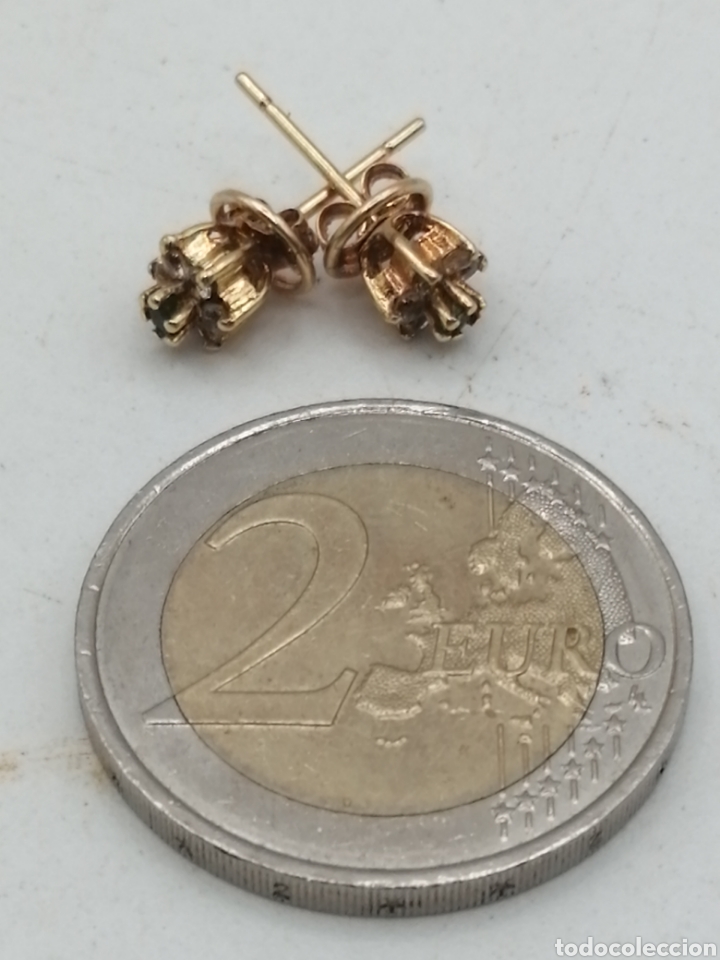 Joyeria: Pendientes oro 18 quilates y pedrer&iacute;a - Foto 5