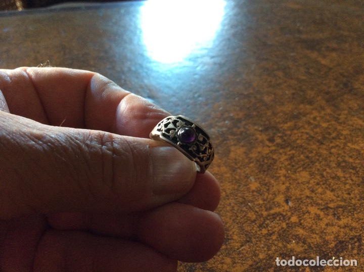 Joyeria: Anillo plata y amatista - Foto 1