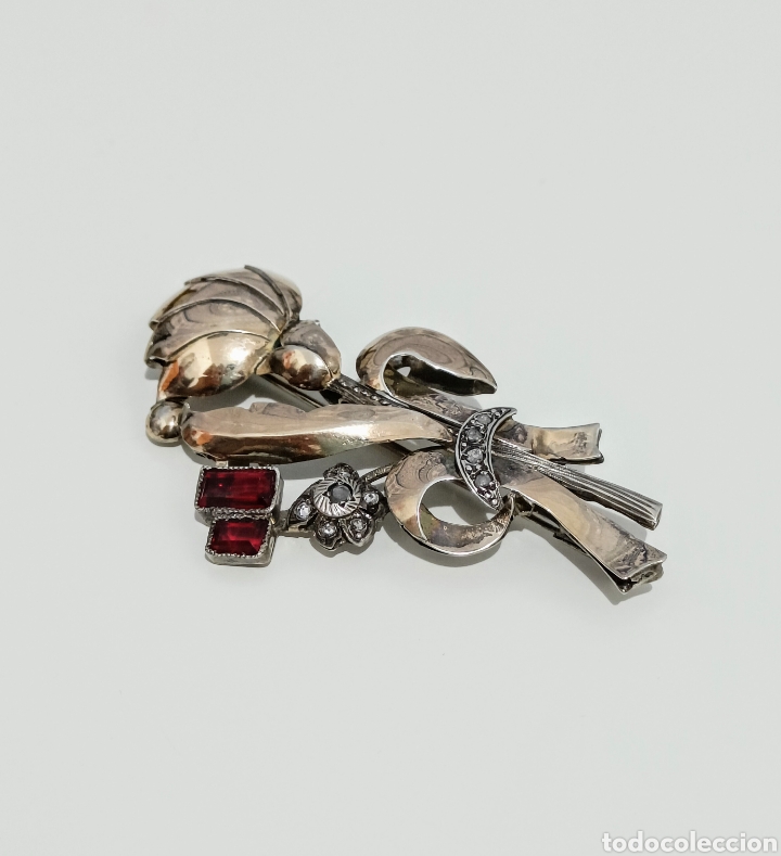 Joyeria: BROCHE MODERNISTA EN PLATA - Foto 2