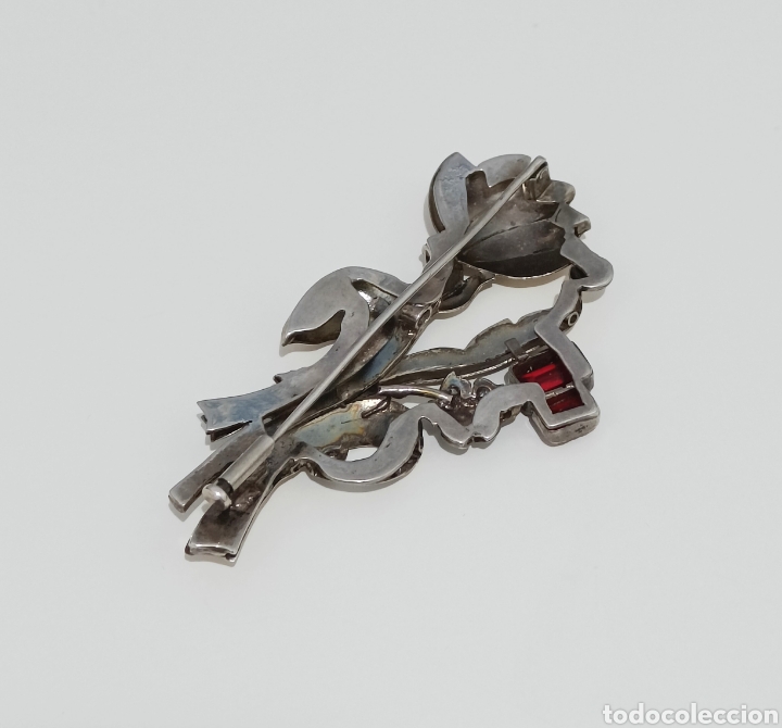 Joyeria: BROCHE MODERNISTA EN PLATA - Foto 3