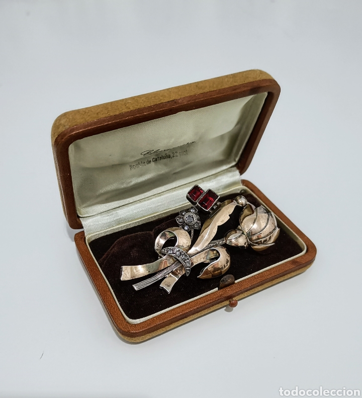 Joyeria: BROCHE MODERNISTA EN PLATA - Foto 4