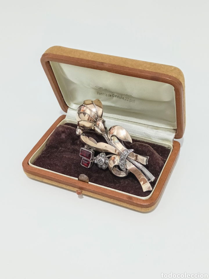 Joyeria: BROCHE MODERNISTA EN PLATA - Foto 1