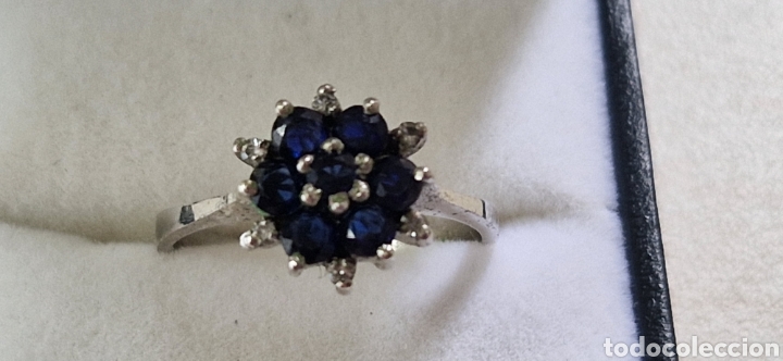 Joyeria: PRECIOSA SORTIJA DE PLATA DE LEY CONTRASTE Y PIEDRAS - Foto 4