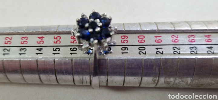 Joyeria: PRECIOSA SORTIJA DE PLATA DE LEY CONTRASTE Y PIEDRAS - Foto 7