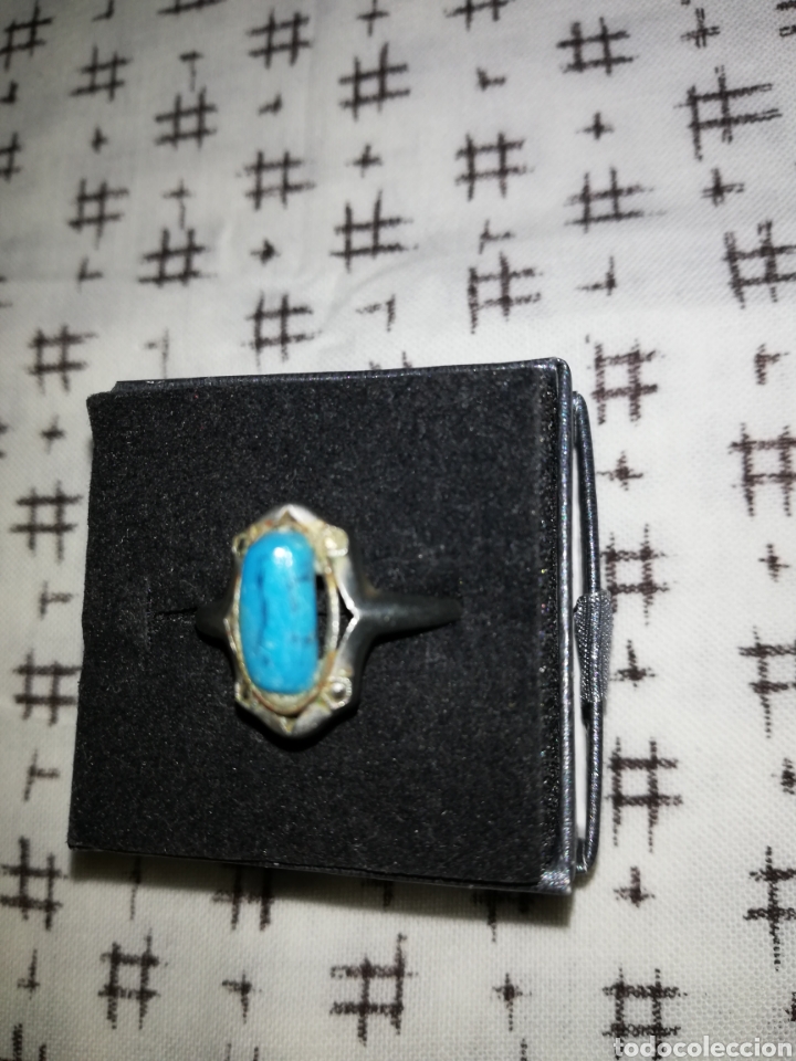 Joyeria: ANTIGUO ANILLO OVALADO ART DECO - Foto 4
