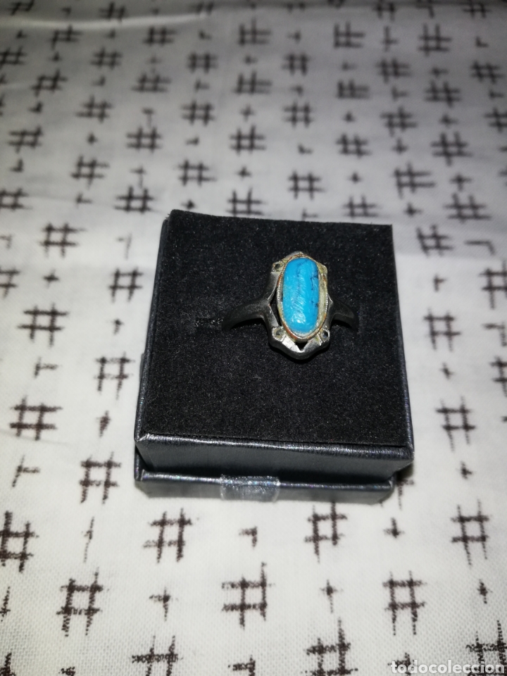 Joyeria: ANTIGUO ANILLO OVALADO ART DECO - Foto 5