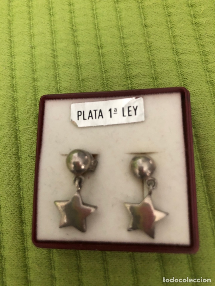 Joyeria: Pendientes de plata 1* ley - Foto 1