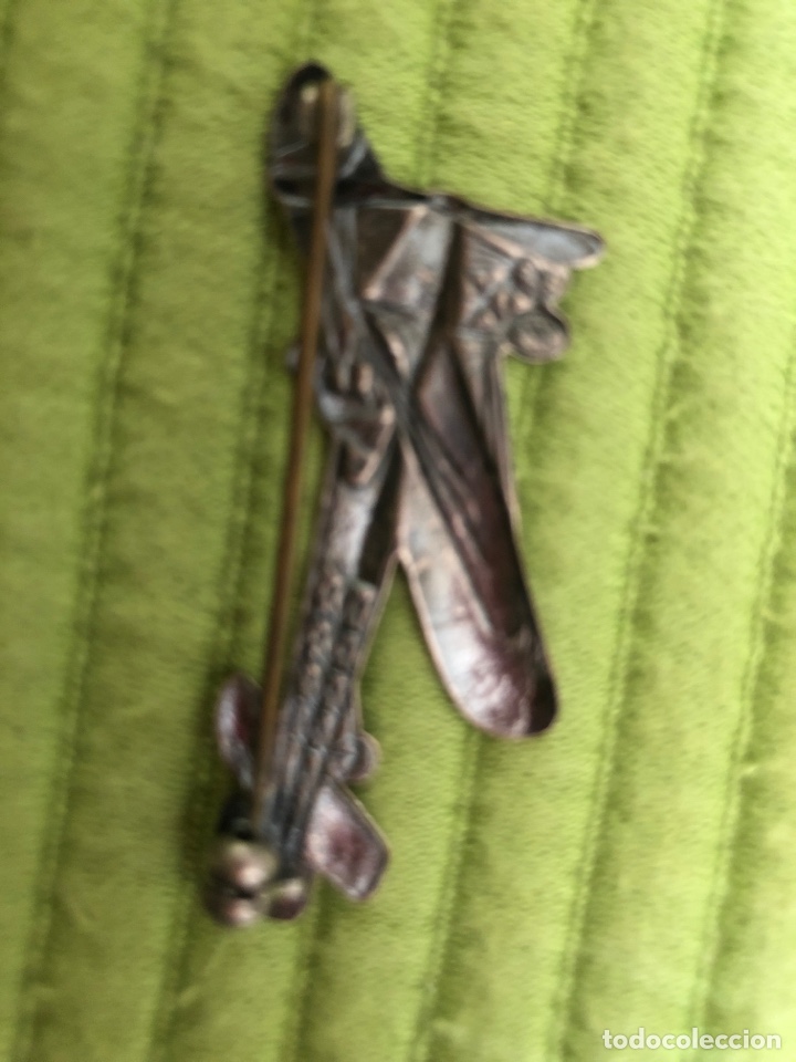 Joyeria: Antiguo broche. Aleaci&oacute;n de plata. 5 cm - Foto 3