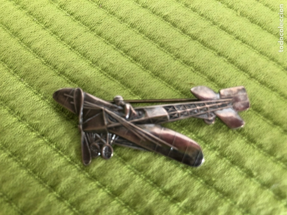Joyeria: Antiguo broche. Aleaci&oacute;n de plata. 5 cm - Foto 1