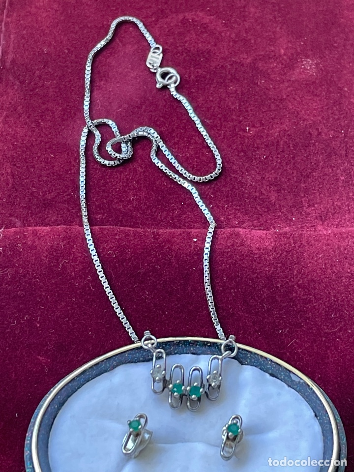 Joyeria: Conjunto de plata pendientes , cadena y colgante - Foto 3