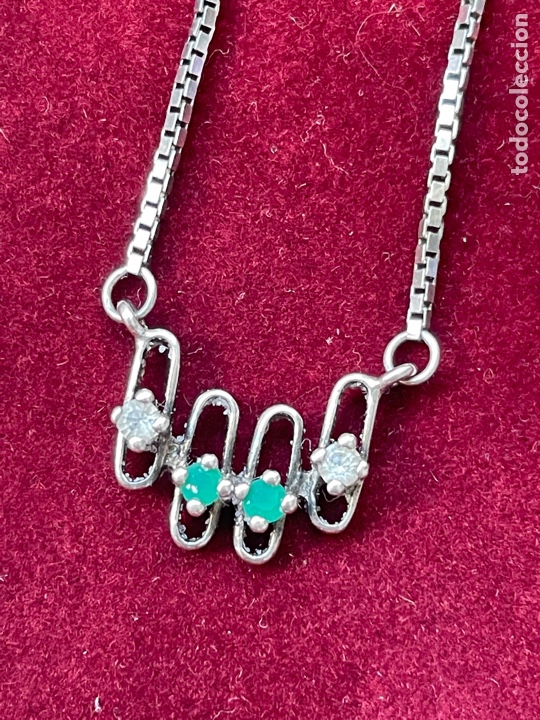 Joyeria: Conjunto de plata pendientes , cadena y colgante - Foto 4