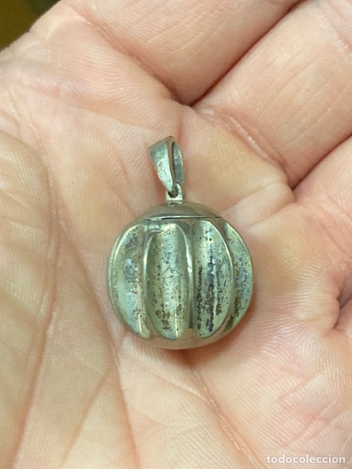 Joyeria: Bonito colgante en forma de bola, plata - Foto 1