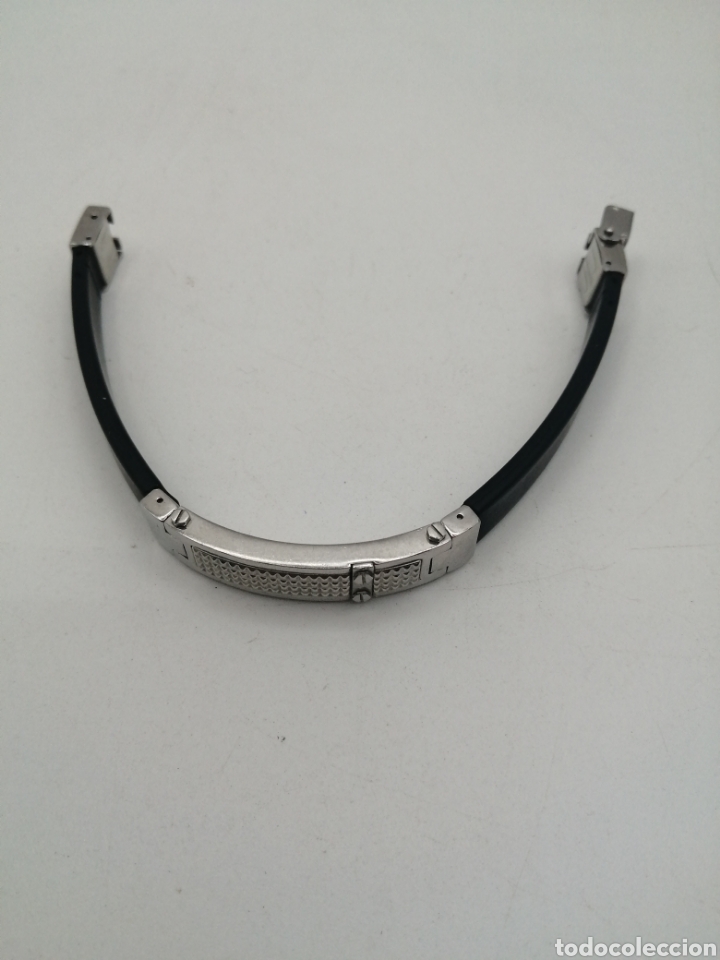 Joyeria: Pulsera Lotus acero y silicona - Foto 3