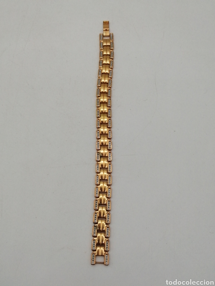 Joyeria: Pulsera brazalete metal chapado oro - Foto 2