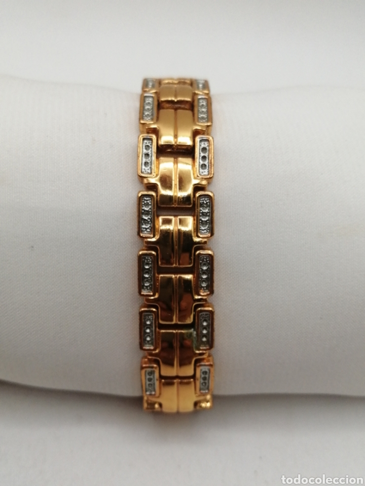 Joyeria: Pulsera brazalete metal chapado oro - Foto 1