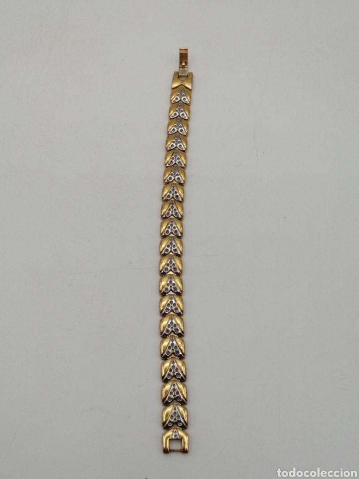 Joyeria: Pulsera brazalete metal chapado oro - Foto 2