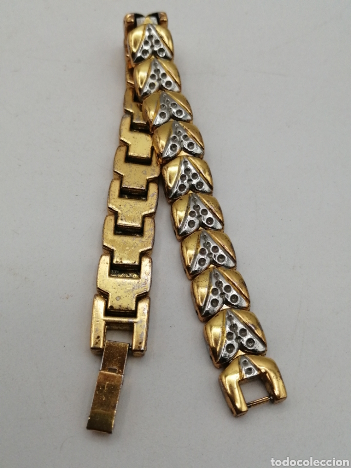 Joyeria: Pulsera brazalete metal chapado oro - Foto 4