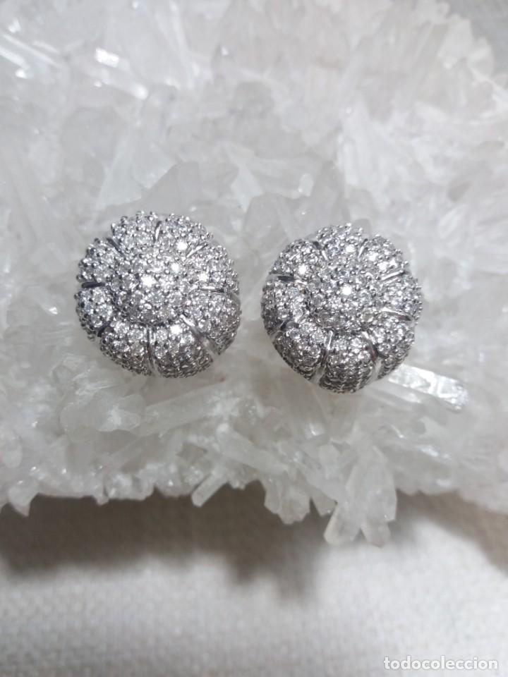 Joyeria: PENDIENTES CIRCONITAS PLATA LEY OXETTE - Foto 1