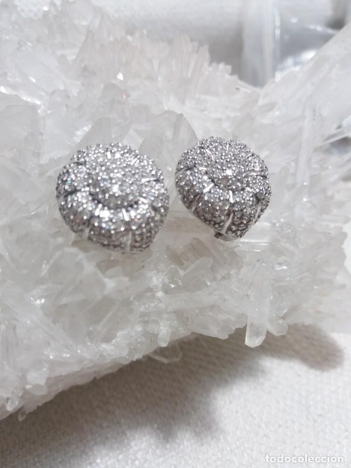 Joyeria: PENDIENTES CIRCONITAS PLATA LEY OXETTE - Foto 2