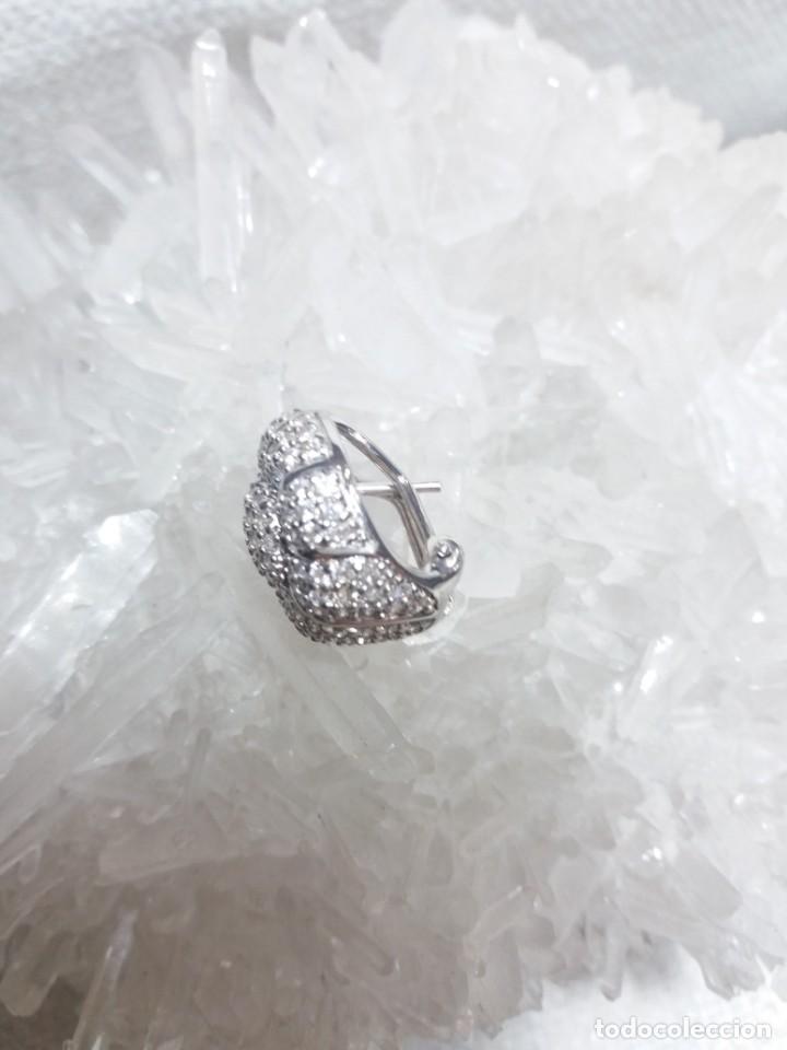 Joyeria: PENDIENTES CIRCONITAS PLATA LEY OXETTE - Foto 3
