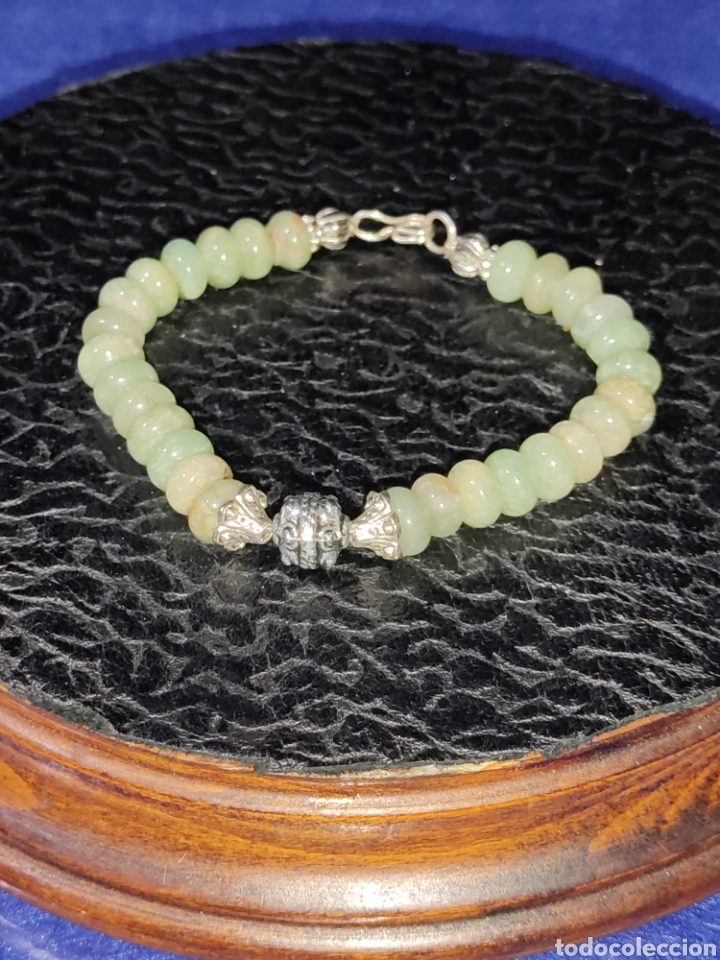 Joyeria: Pulsera de jade,jadeita verde. - Foto 2