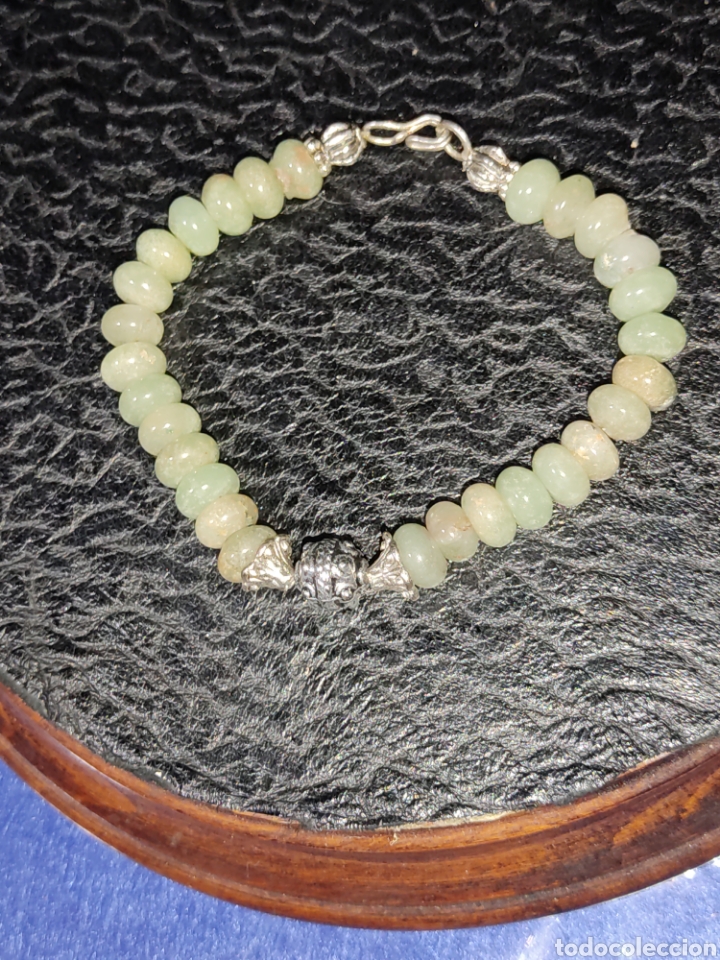 Joyeria: Pulsera de jade,jadeita verde. - Foto 3
