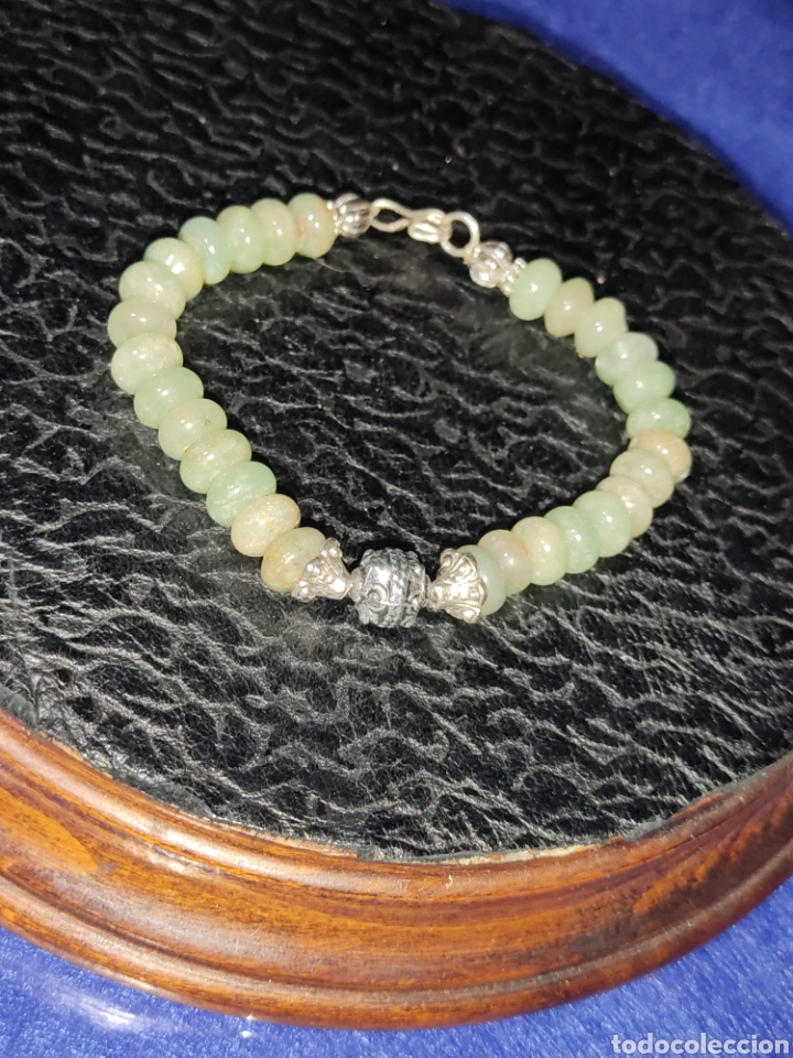 Joyeria: Pulsera de jade,jadeita verde. - Foto 4