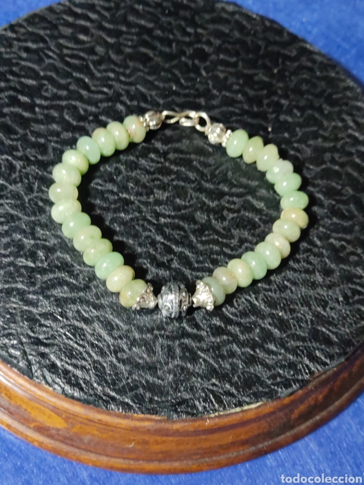 Joyeria: Pulsera de jade,jadeita verde. - Foto 5
