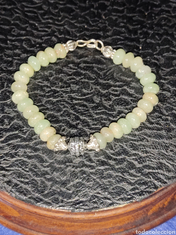 Joyeria: Pulsera de jade,jadeita verde. - Foto 1