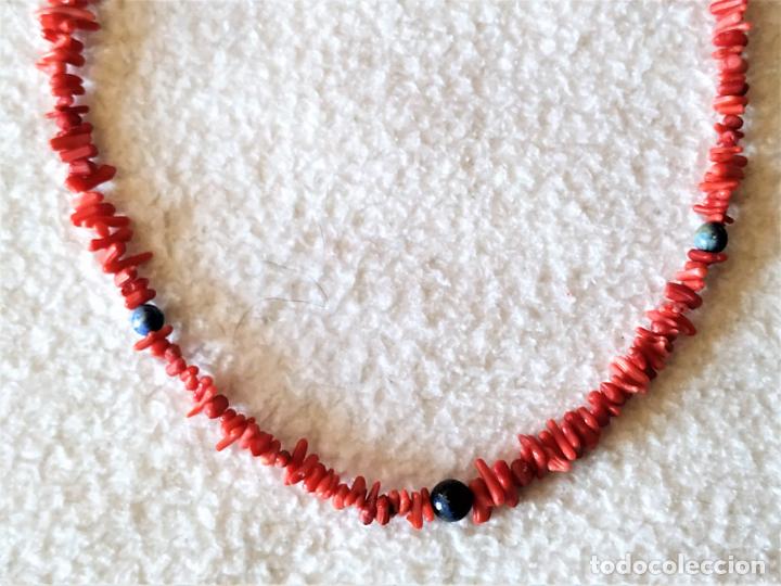 Joyeria: Gargantilla CORAL y LAPIZL&Aacute;ZULI - Foto 2