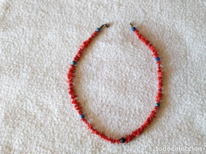 Joyeria: Gargantilla CORAL y LAPIZL&Aacute;ZULI - Foto 1