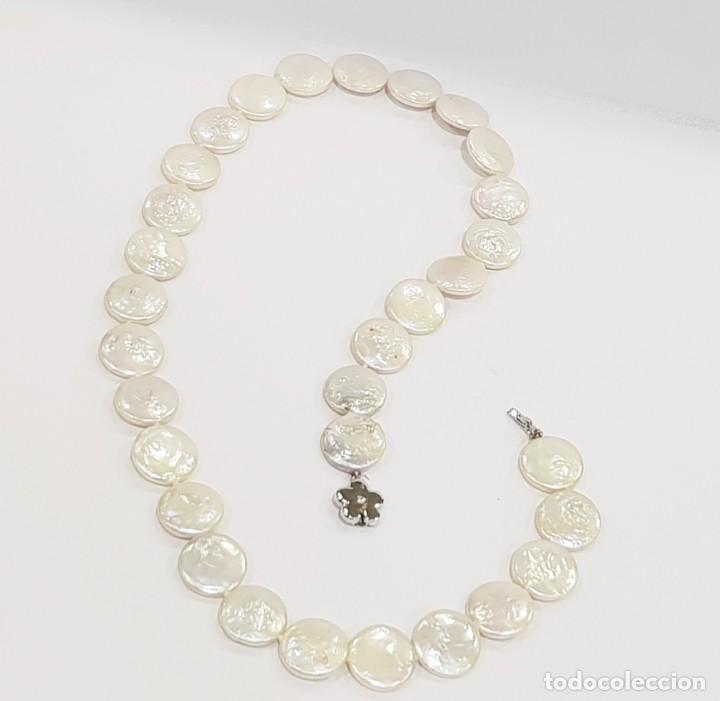 Joyeria: Collar de perlas, oro y diamante - Foto 4