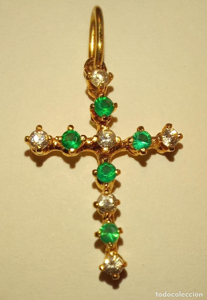 Joyeria: Cruz de Oro de 18 Kilates. - Foto 1